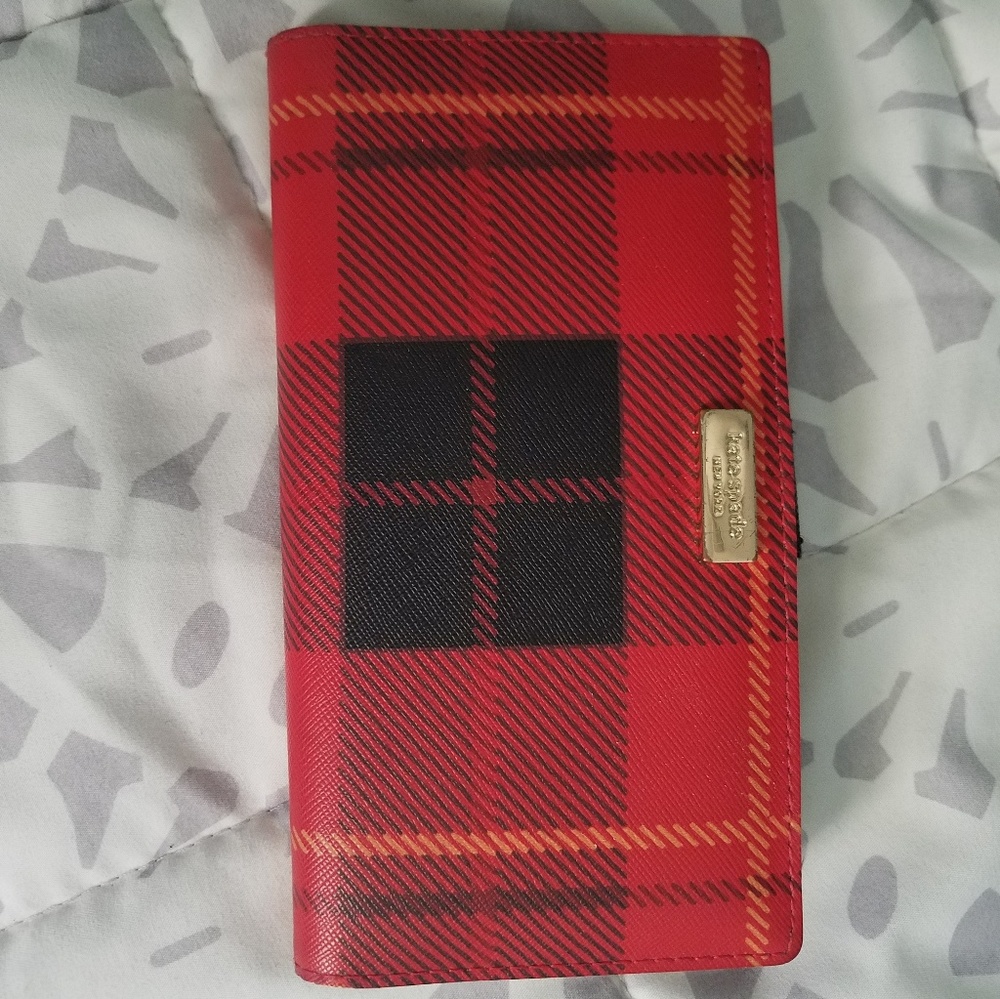 Kate Spade plaid Wallet